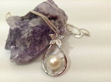 Sterling Silver and Freshwater Pearl Pendant Necklace