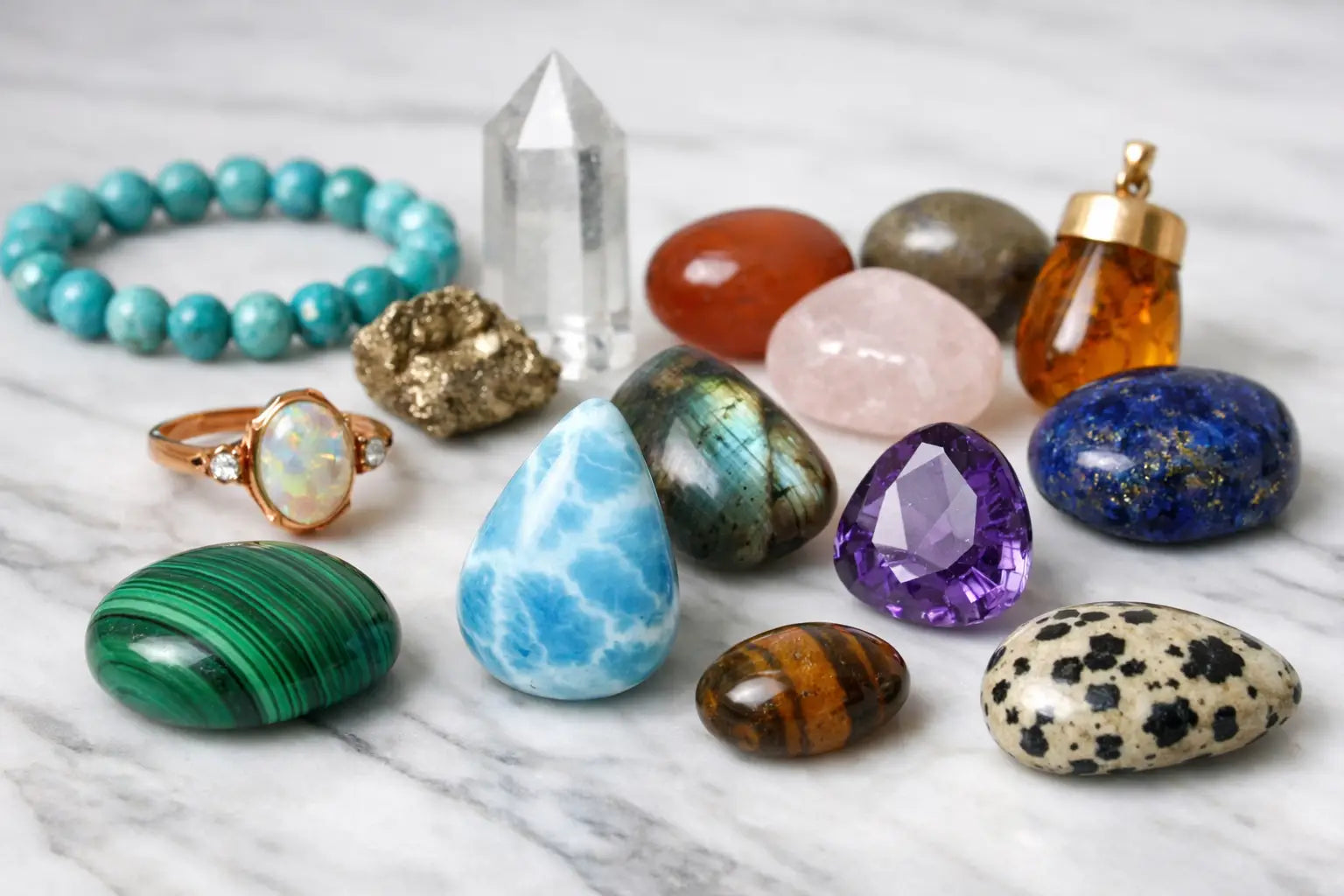 12 Types of Natural Stones for Jewelry