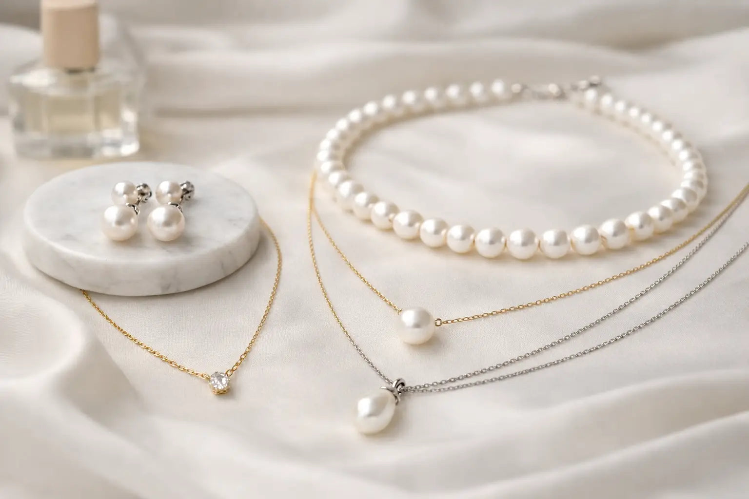 What Necklace to Wear With Pearl Earrings