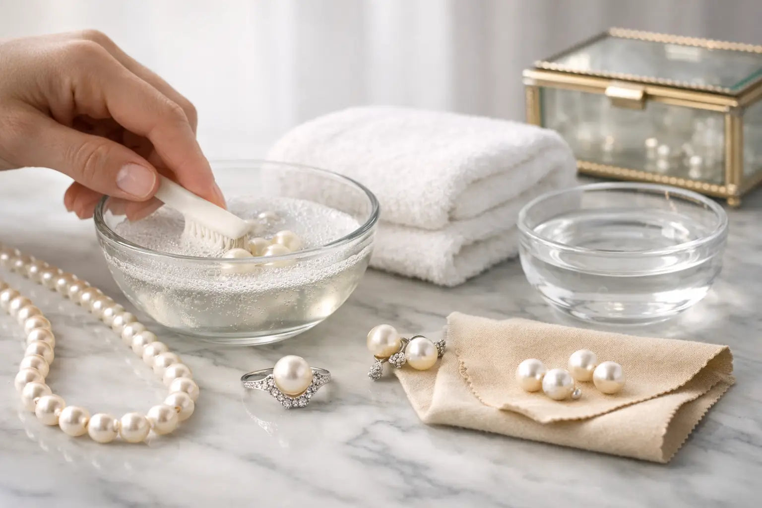 How to Clean Pearl Jewellery Properly