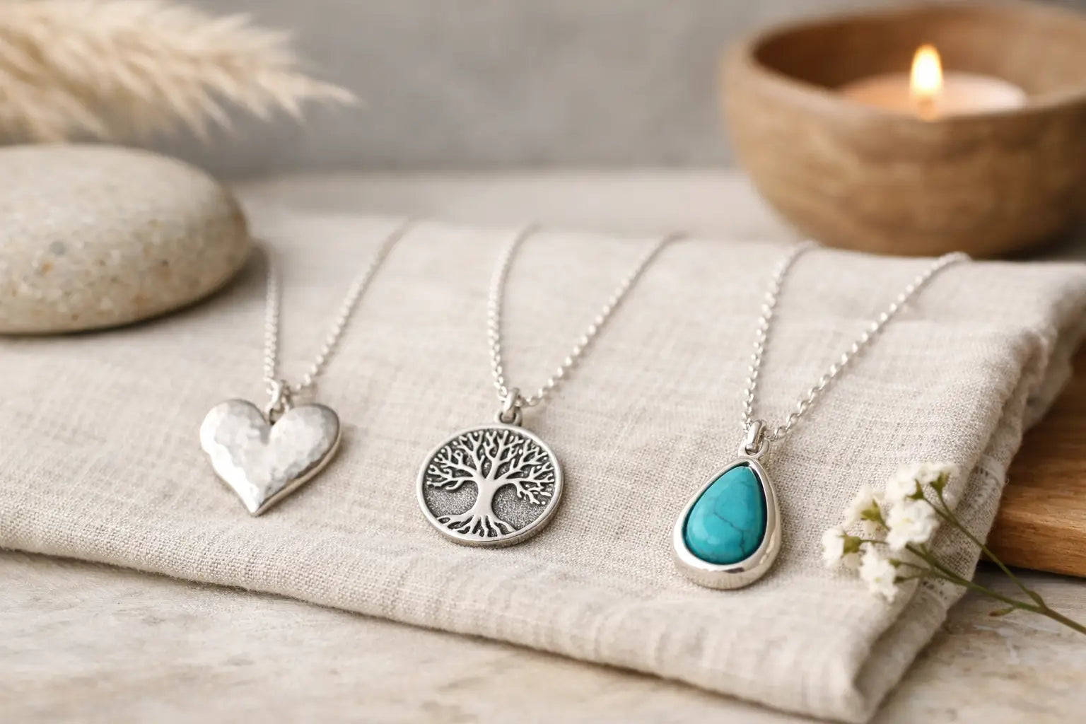 Artisan Silver Necklaces Made to Be Meaningful
