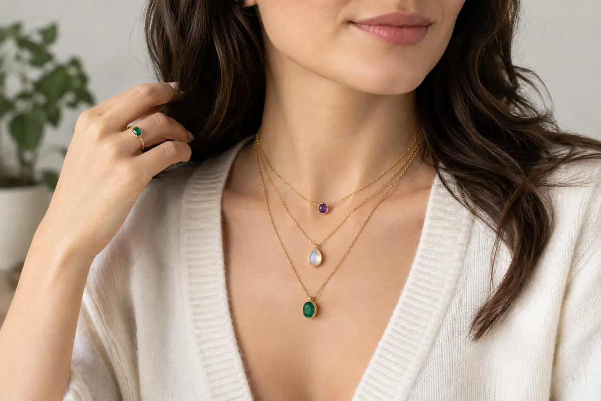 Gemstone Necklace Layering Guide for Everyday Style