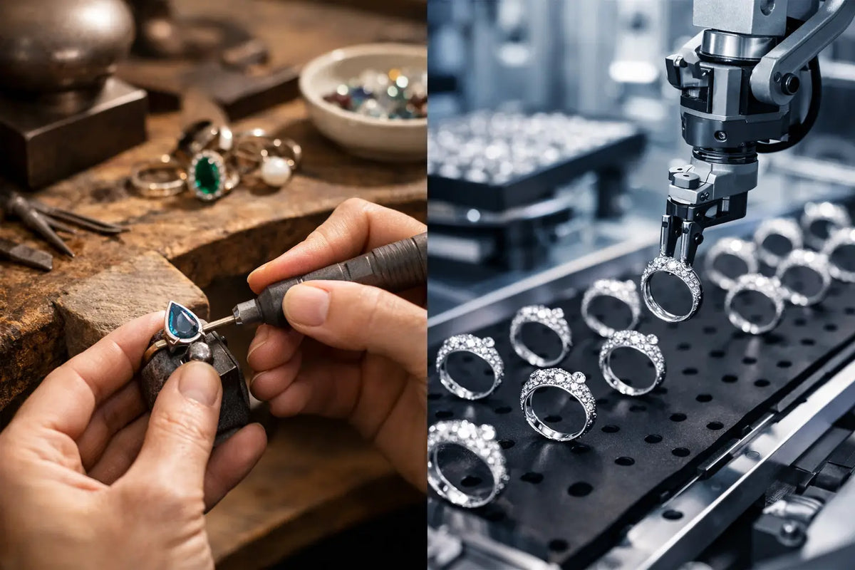 Artisan Jewellery vs Factory Jewellery Compared