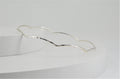 Hammered Stackable Sterling Silver Bangle