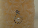 Sterling Silver and Freshwater Pearl Pendant Necklace