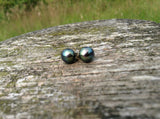 Freshwater Pearl Stud Earrings on Sterling Silver