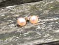 Small Freshwater Pearl Stud Earrings on 925 Sterling Silver