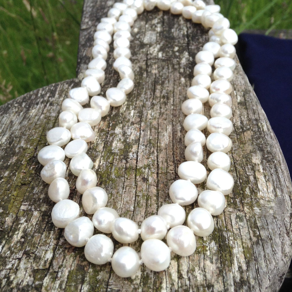 Natural Freshwater Pearl necklace handknoted