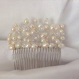 Freshwater Pearl and Crystals hair comb