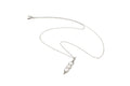 White Freshwater pearls PeaPod necklace