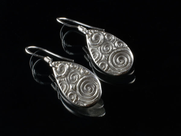 Matte Gold Shield Dangle Earrings – Loni Paul Jewelry